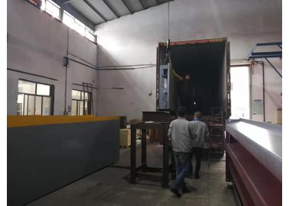 one set 3*16m 100t truck scale weighbridge was exported to Uzbekistan