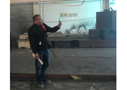 One Saudi Arabia Client visited our factory last week